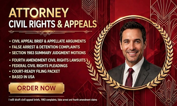 draft a section 1983 summary judgment motion or opposition as US attorney