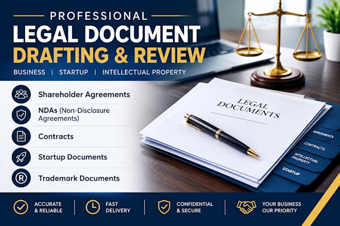 draft IP shareholder agreements nda contracts startup trademark documents