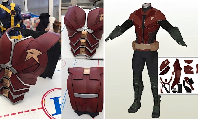 design 3d cosplay armor helmets weapons and props for 3d printing