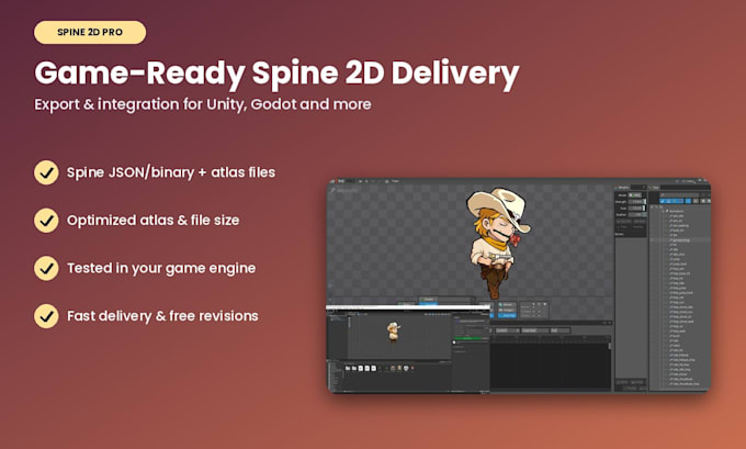 create2d game animation 2d character rigging character animation spine 2d