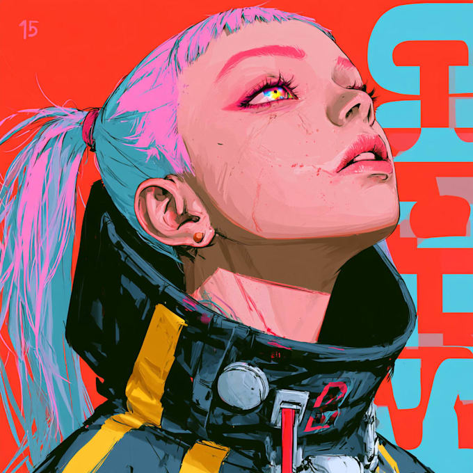 draw with anime or manga style