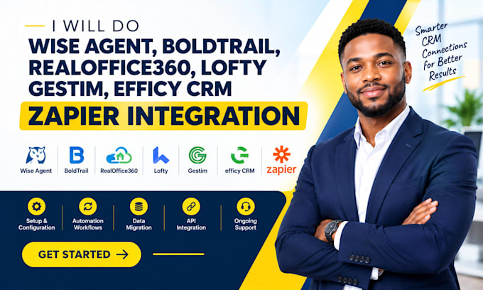wise agent boldtrail realoffice360 lofty gestim efficy CRM zapier integration