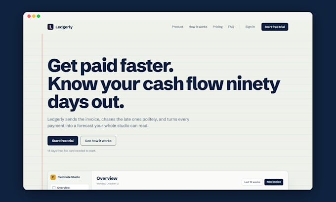 design and build a responsive landing page website