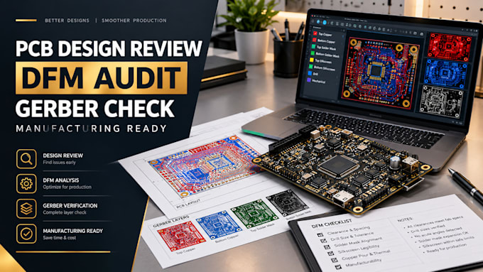 review pcb design for manufacturing readiness dfm issues