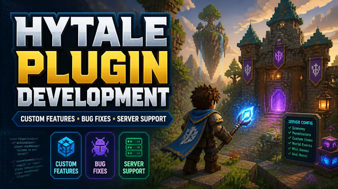fix bugs and troubleshoot hytale server plugins