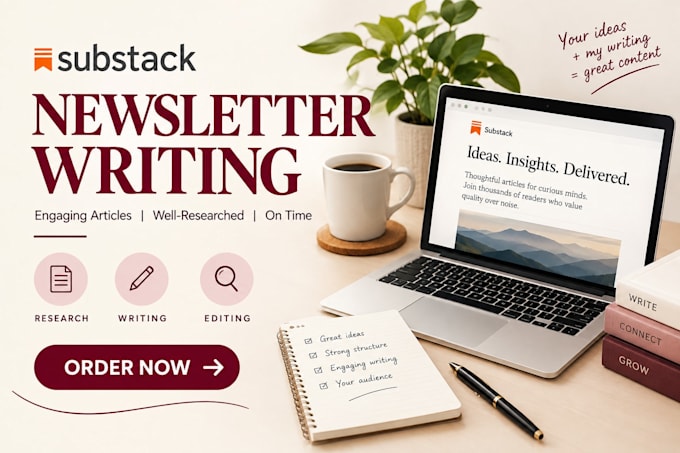 write engaging substack newsletter articles for you