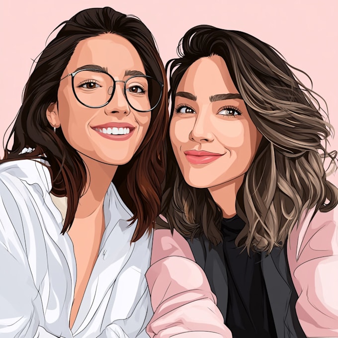 create detailed merch vector art illustration