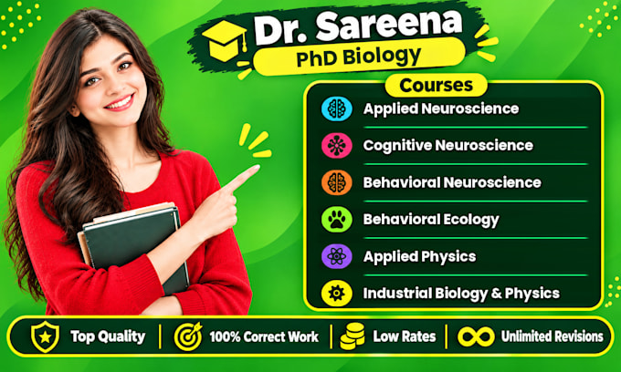 do applied cognitive neuroscience behavioral ecology industrial biology physics