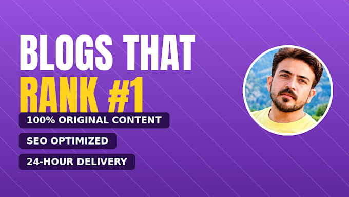 write SEO blog posts and articles that rank on google