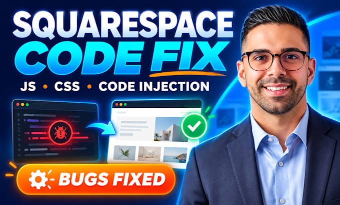squarespace javascript fix, custom code, code injection, CSS bugs, script errors