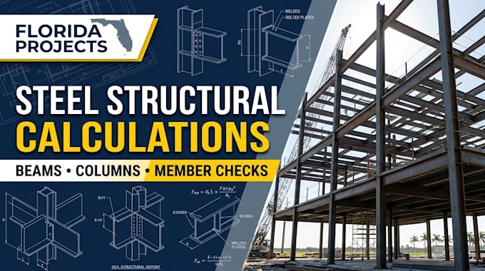 perform steel beam and column calculations for structural analysis