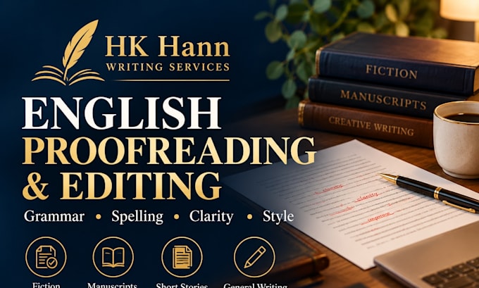 proofread and edit your english writing