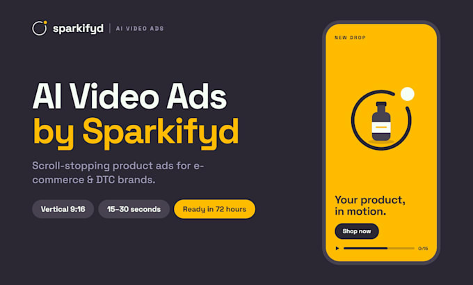 make a short ai video ad for your business