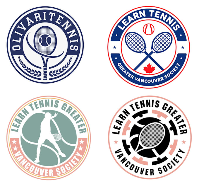 design a custom awesome tennis logo