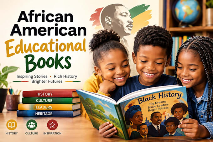 write african american educational books for children