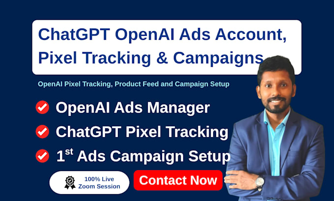 setup openai chatgpt ads manager, conversion tracking and launch ads campaign