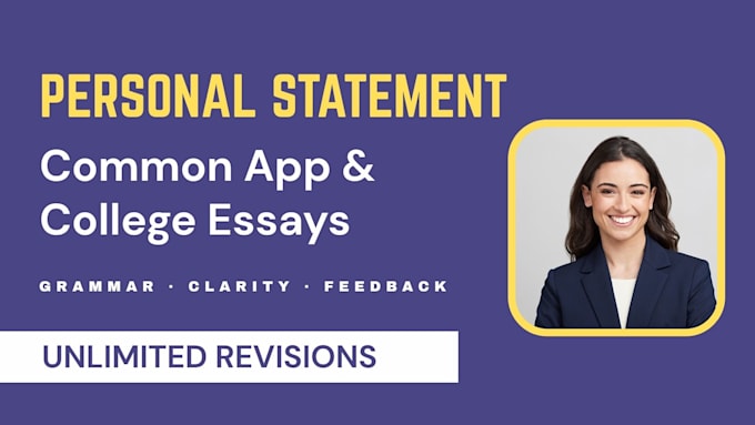 proofread and refine your university application essay personal statement