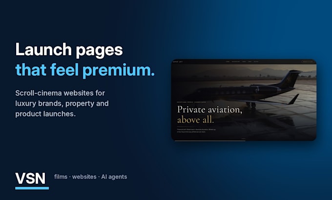 build a premium scroll animation landing page for your launch