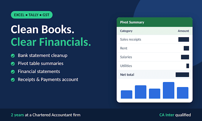 do bookkeeping and financial statements in excel