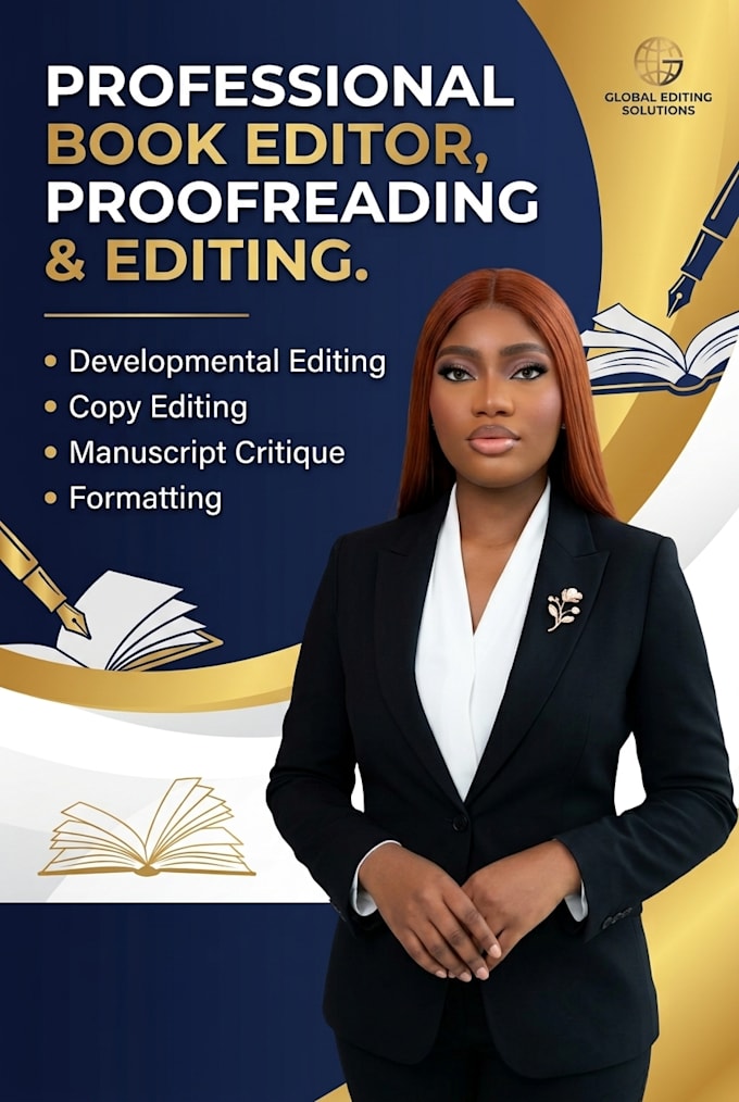 do proofreading and editing, book editor