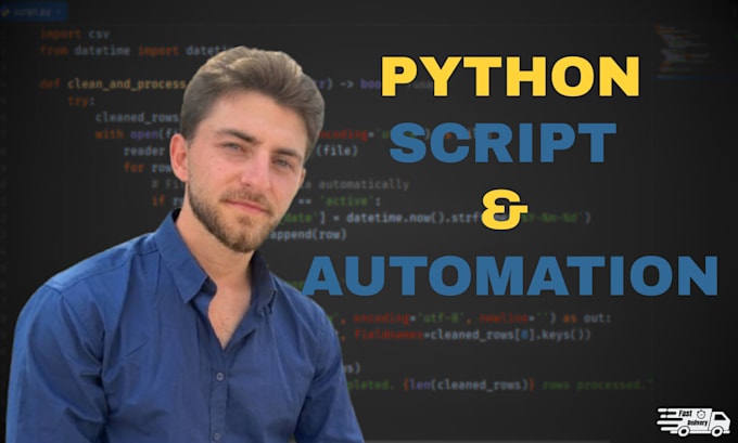 create custom python script for web scraping, bots, and automation