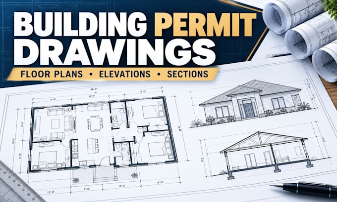 create building permit drawings and city permit plans