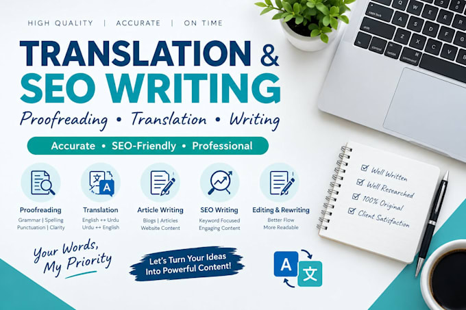 do proofreading, translation and editing