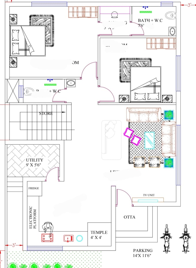 draw design redraw your infra plans