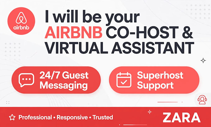 be your airbnb co host virtual assistant for guest messaging
