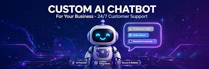 a custom ai chatbot for website or business