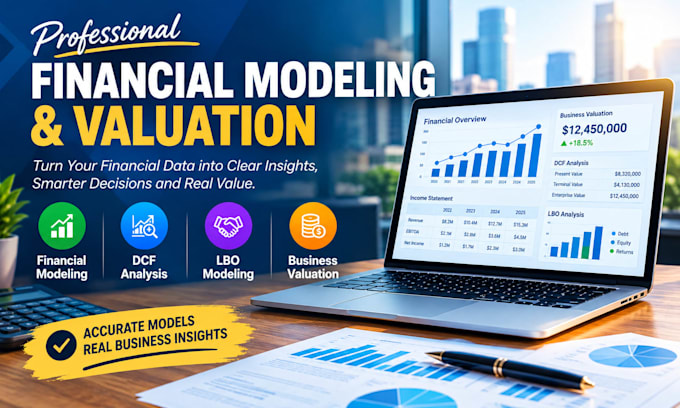 create financial modeling, dcf analysis, lbo and valuation