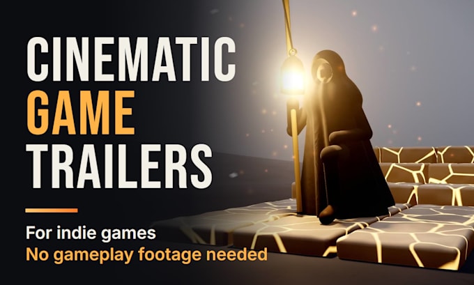 create a cinematic animated trailer for your indie game