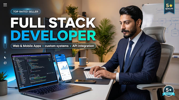 be your full stack developer for custom web apps
