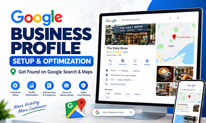 create and optimize your google business profile listing