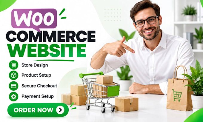 build a wordpress woocommerce website and ecommerce online store