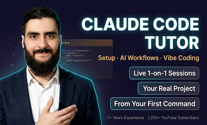 be your claude code tutor for setup, ai workflows and vibe coding
