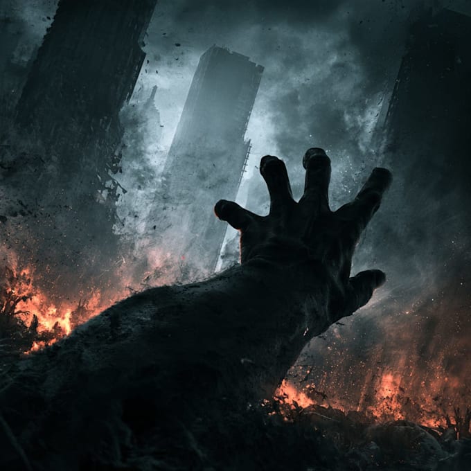 design a premium horror book cover