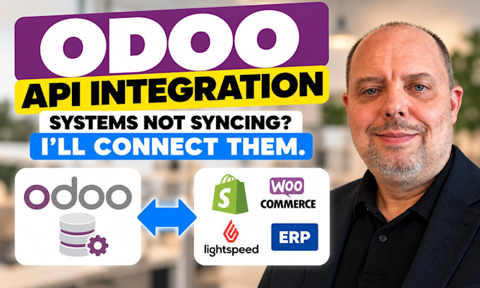 build custom odoo API integrations and data synchronization