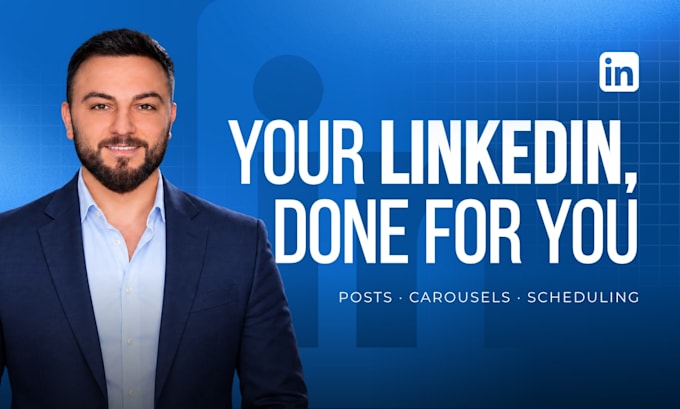 be your linkedin manager and content creator