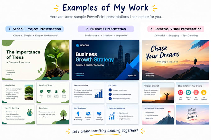 create professional PPT presentations and design websites