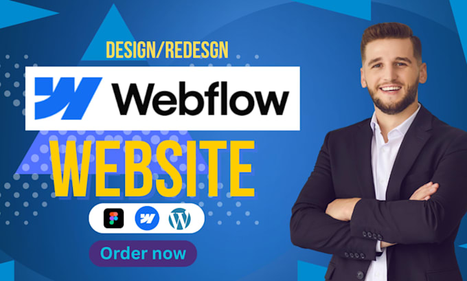 create a responsive webflow landing page