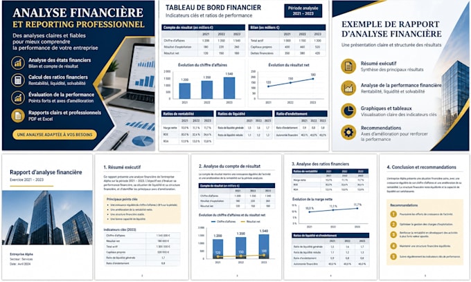 analyze financial statements and create professional financial reports