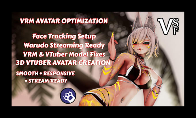 optimize your vrm avatar, vrc avatar for warudo streaming with facial expression