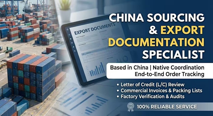 review and draft your export documents and lc