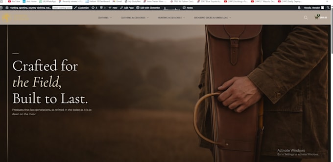 make a website following customers criteria and needs