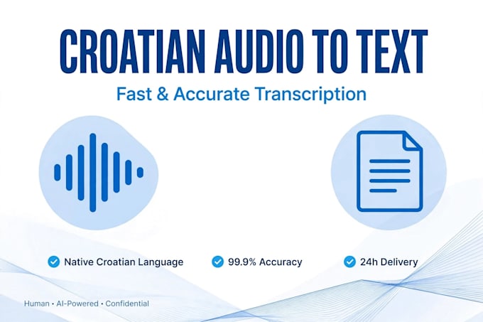 transcribe croatian audio to text fast and accurately