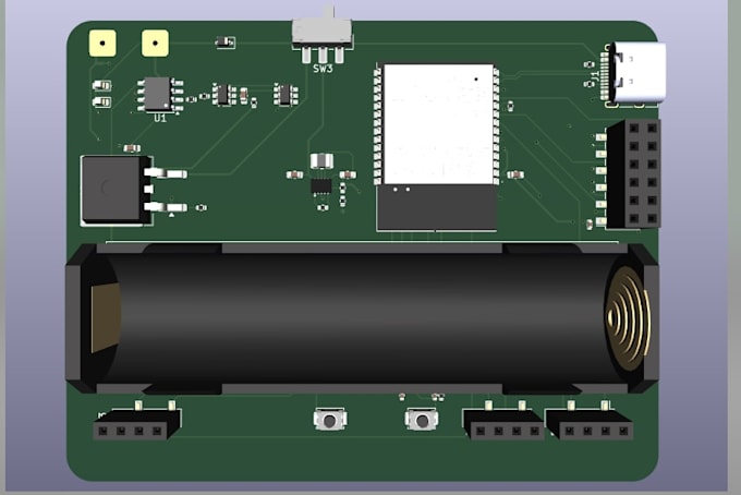 design usb c pd battery charging bms power management pcb for electronic device