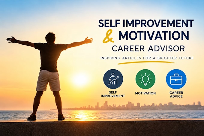 write articles on healing, self improvement, and motivation
