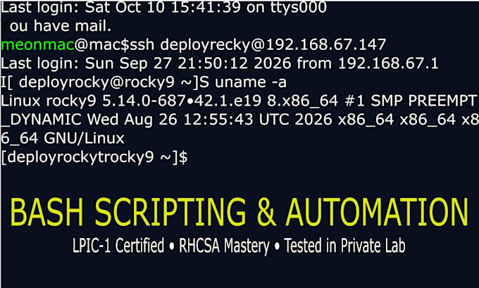 write custom bash scripts for your linux automation