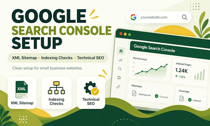 set up google search console and submit your XML sitemap